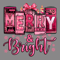 Merry And Bright Pink Christmas Vintage Tee | Teevron