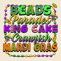 Beads Parades King Cake Crawfish Mardi Gras Premium Tee | Teevron