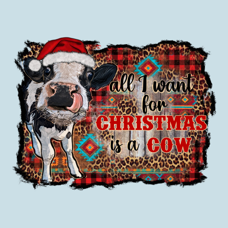 All I Want For Christmas Is A Cow Aztec Ladies Tee by RanaPortraitStore | Teevron