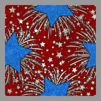 Glitter 4th Of July Seamless Pattern Vintage Hoodie | Teevron