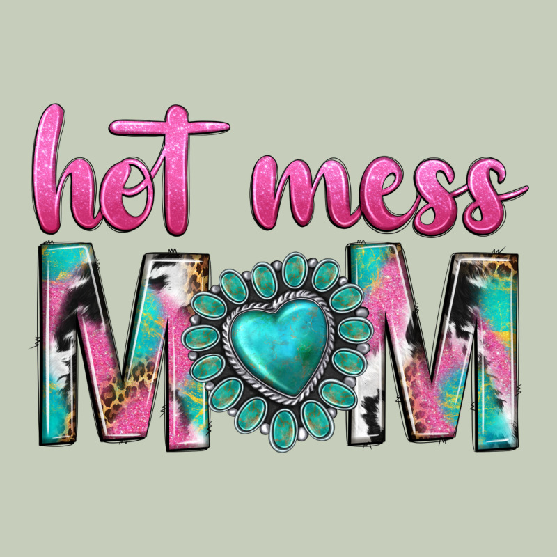 Hot Mess Mom Ladies Tee by texasbilliewilder | Teevron