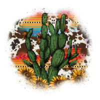 cowhide aztec sunflowers cactus | Teevron