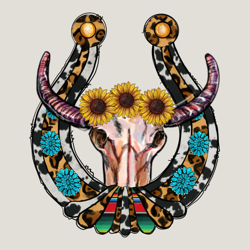 Western Horseshoe Skull Heavy Core Tee by RanaPortraitStore | Teevron