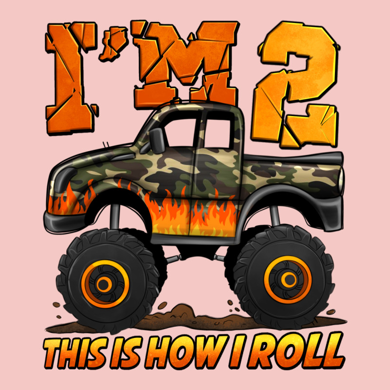 I'm Two This Is How I Roll Monster Truck Birthday Urban Heavy Tee by Jasminsmagicworld | Teevron