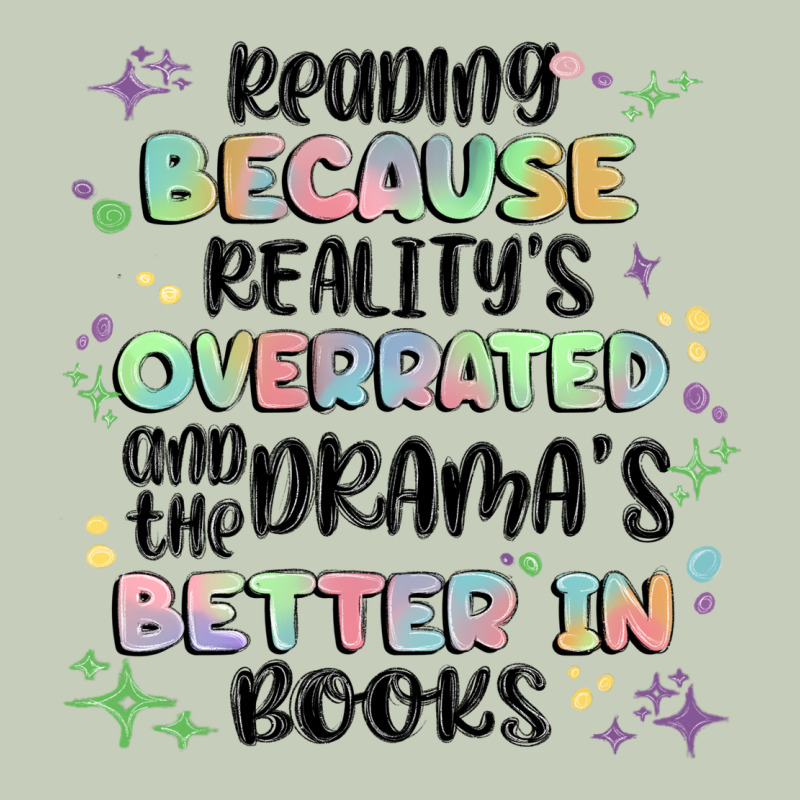 Reading Because Realitys Overrated Long Sleeve Tee by MaliasSmallBusiness | Teevron