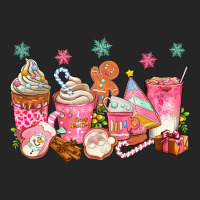 Pink Gingerbread Coffee Cups Premium Hoodie | Teevron