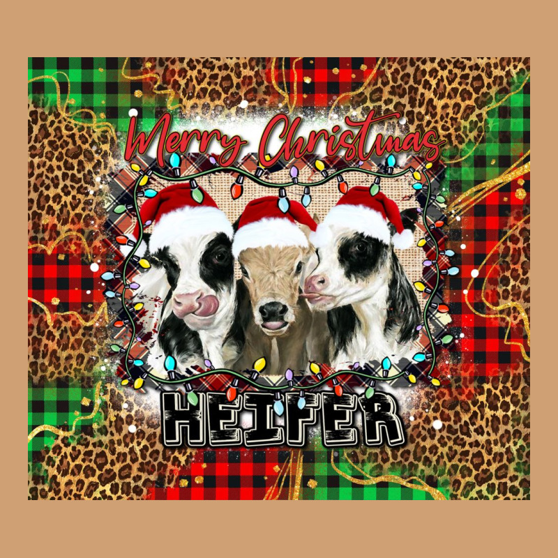 Merry Christmas Heifer Vintage Tee by Jasminsmagicworld | Teevron