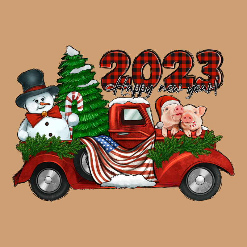Happy New Year Truck 2023 Vintage Tee by Jasminsmagicworld | Teevron
