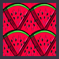 Watermelon Slices Seamless Pattern Vintage Hoodie | Teevron