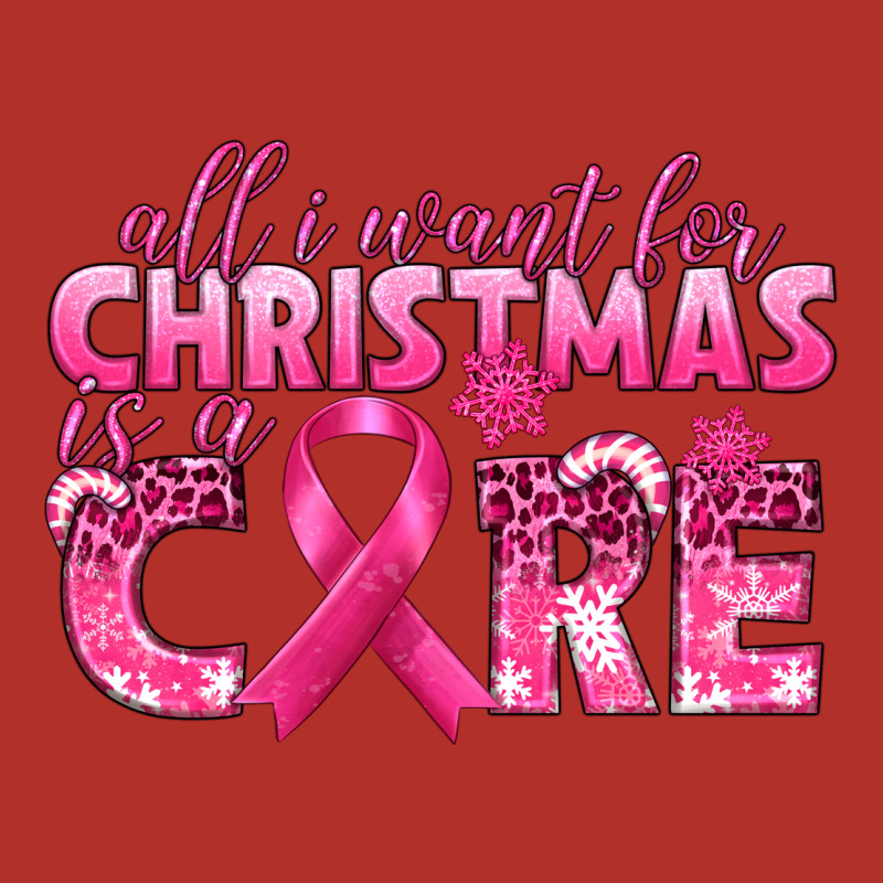 All I Want For Christmas Is A Cure Breast Cancer Premium Hoodie by texasbilliewilder | Teevron