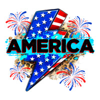 America with lightning bolt | Teevron