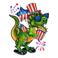 4th Of July T-rex Premium Tee | Teevron