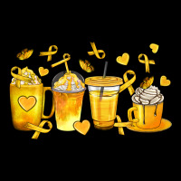 Childhood Cancer Coffee Cups Heavy Core Tee | Teevron