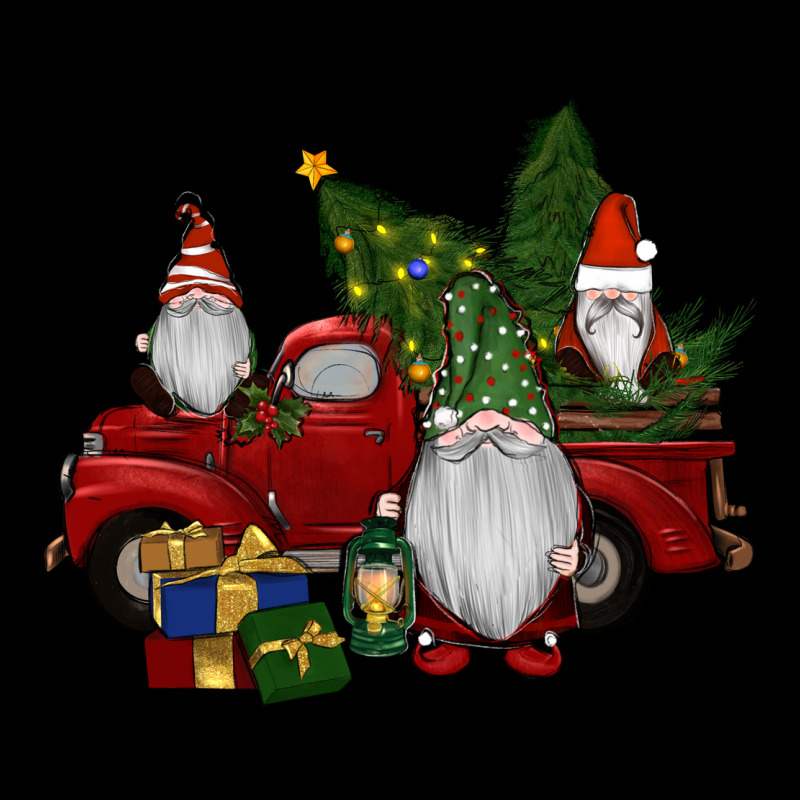 Christmas Gnomes With Truck Ladies Tee by RanaPortraitStore | Teevron