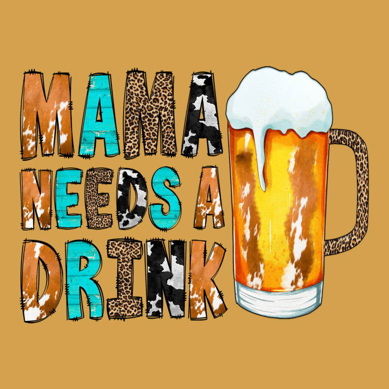 Mama Needs A Drink Urban Hoodie by CowCowDesign | Teevron