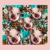 Western Cowhide Sunflower Baby Pig Urban Heavy Tee | Teevron