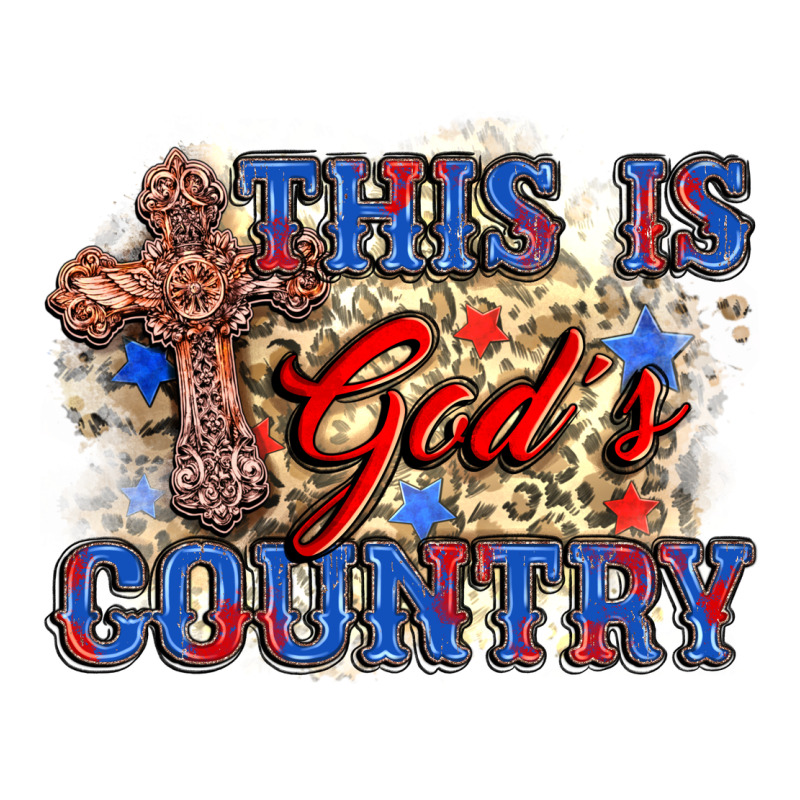 This Is God's Country Ladies Tee by Zillion Design Studio | Teevron