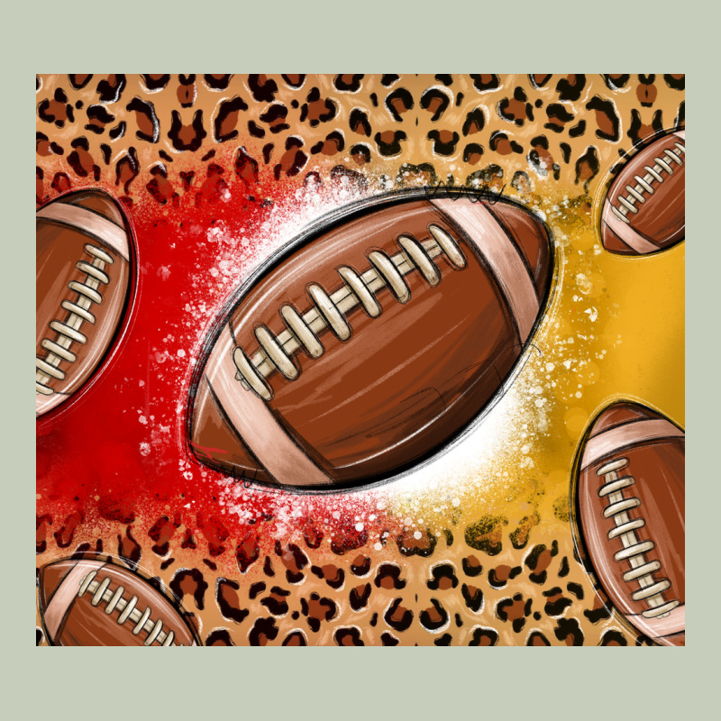 Team Color Red And Gold Football Long Sleeve Tee by MaliasSmallBusiness | Teevron