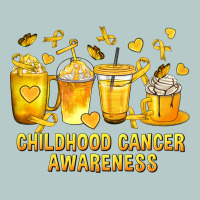 Childhood Cancer Awareness Coffee Cups Heavy Core Tee | Teevron