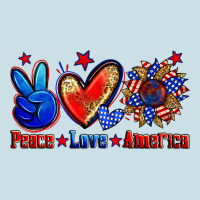 Peace Love America Ladies Tee | Teevron