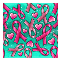 Cancer Ribbon with Heart | Teevron