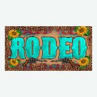 Western Rodeo Sunflowers Weapon  License Plate Template Urban Heavy Tee | Teevron
