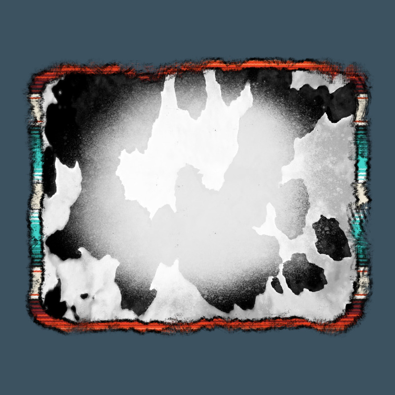 Cowhide Background With Bleach Serape Frame Urban Hoodie by CowCowDesign | Teevron