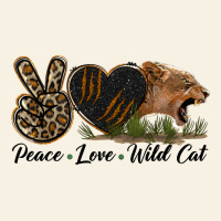 Peace Love Wild Cat Head Vintage Tee | Teevron