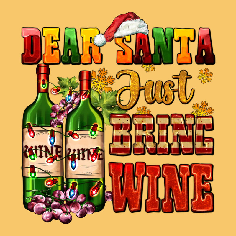 Dear Santa Just Bring Wine Vintage Hoodie by AdoDesignShop | Teevron