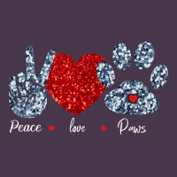 Peace Love Paws Heavyweight Hoodie | Teevron
