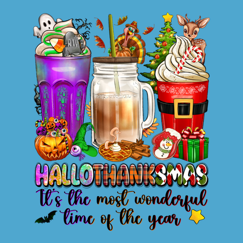 Hallothanksmas Coffee Cups Premium Hoodie by texasbilliewilder | Teevron