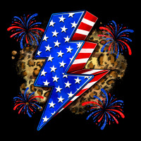 American Lightning Bolt Ladies Tee | Teevron