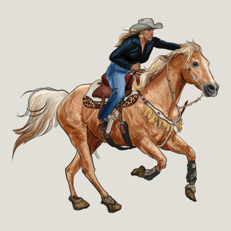 Horse Body With Cowgirl Heavy Core Tee by RanaPortraitStore | Teevron
