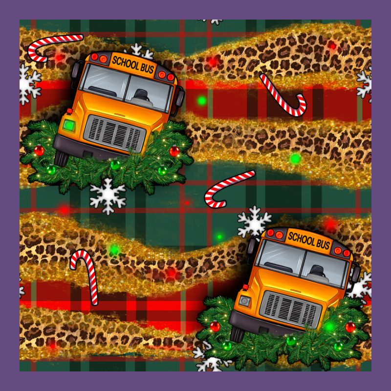 Christmas School Bus Seamless Pattern Vintage Hoodie by BundleAndBundleShop | Teevron