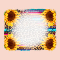 Serape Bleached Sunflowers Leopard Background Urban Hoodie | Teevron