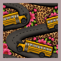 Flower Leopard School Bus Seamless Pattern Vintage Hoodie | Teevron