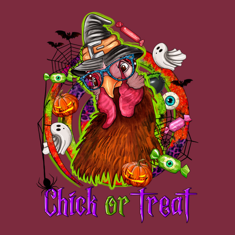 Chick Or Treat Halloween Premium Hoodie by NancyCooperArtShop | Teevron