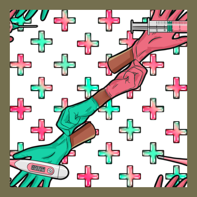 Nurse Gloves Seamless Pattern Vintage Hoodie by BundleAndBundleShop | Teevron