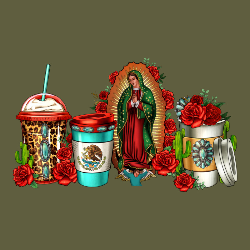 Lady Of Guadalupe Coffee Vintage Tee by Jasminsmagicworld | Teevron