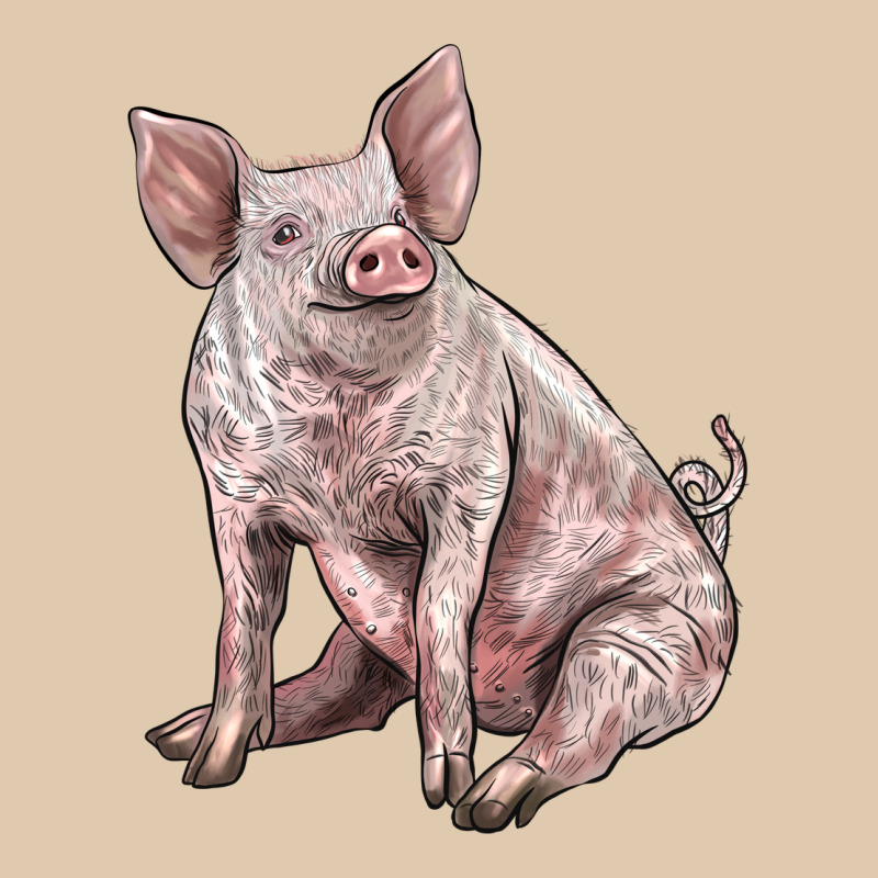 American Yorkshire Pig Heavyweight Sweatshirt by LillyAllenDesigns | Teevron