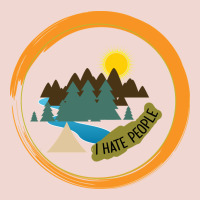 I Hate People Camping Hiking Premium Sweatshirt | Teevron
