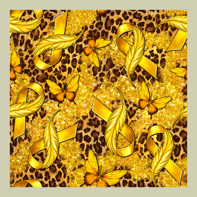 Childhood Cancer Butterfly Heavy Core Tee by texasbilliewilder | Teevron
