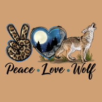 Peace Love Wolf Vintage Tee | Teevron