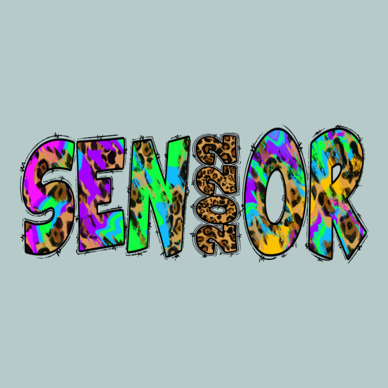 Senior 2022 Tie Die Leopard Heavy Core Tee by RanaPortraitStore | Teevron