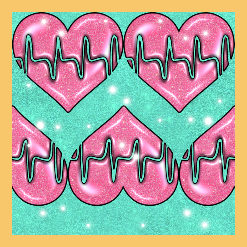 Nursing Heart Seamless Pattern Vintage Hoodie by BundleAndBundleShop | Teevron