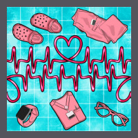 Nurse Heart Beat Seamless Pattern Vintage Hoodie | Teevron
