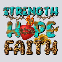 Strength Hope Faith Zipper Hoodie | Teevron