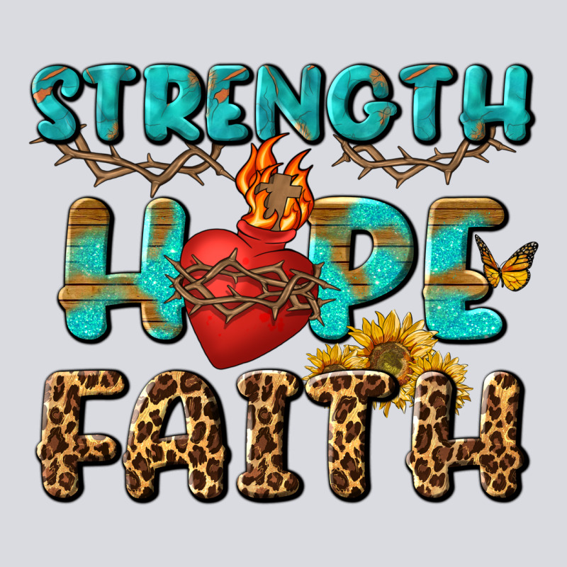 Strength Hope Faith Zipper Hoodie by BundleAndBundleShop | Teevron