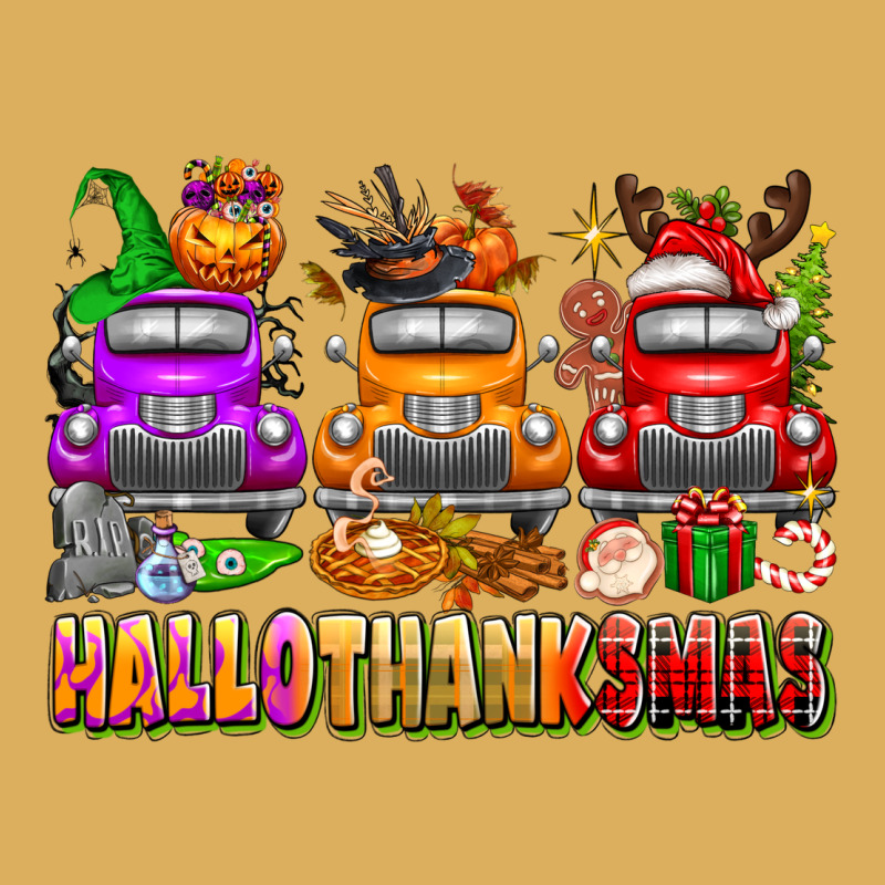 Hallothanksmas Trucks Premium Hoodie by texasbilliewilder | Teevron