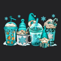 Winter Christmas Gnomes Coffee Cups Vintage Tee | Teevron